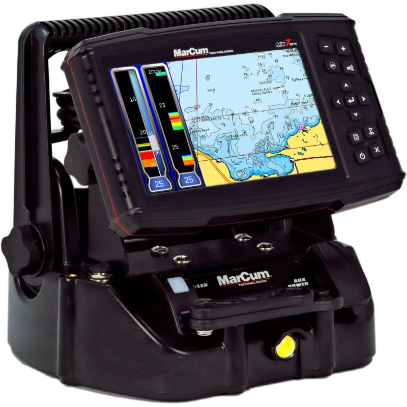 MARCUM Sonar pour pêche sur glace avec traceur GPS MX-7GPSLI