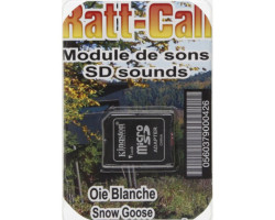 RATTCALL Carte mémoire Micro SD avec 7 sons - Oie blanche