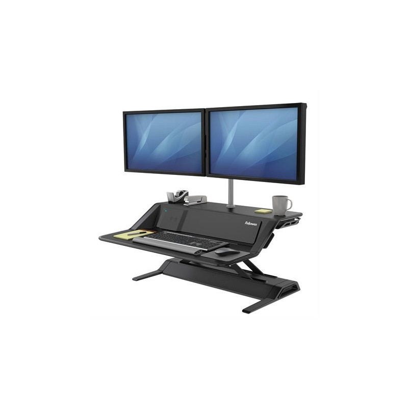 Fellowes Station de travail convertible assis-debout Lotus™ DX avec station de recharge