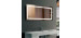 DECORAPORT 40 x 24 Po Miroir de Salle de Bain LED avec Bouton Tactile, Anti-Buée, Luminosité Réglable, Montage Vertical & Horiz