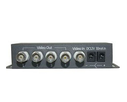 Video Distributor Amplifier 4 Channels 1x in and 4x out BNC