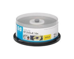 DVD-R HP 25 Disc 4.7G 120min 16x tour of 25 DVDs