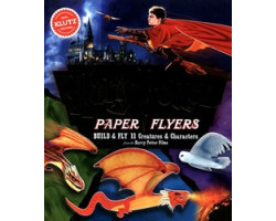 Harry potter -  paper flyers - build & fly, 11 creatures & characters (v.a.)