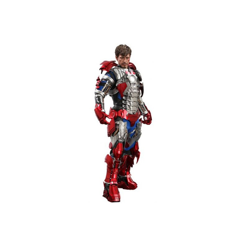 Marvel -  figurine sixth scale de tony stark (mark v suit up version) -  hot toys