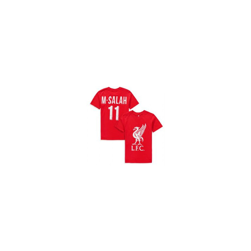 Liverpool football club -  t-shirt "m. salah" - rouge (enfant)