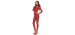 Bodysuit -  combinaison en spandex - rouge -  bodysuit