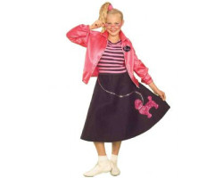 1950 -  costume de jupe caniche (adolescente - taille unique)