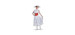 Mary poppins -  costume deluxe de mary poppins (adulte)