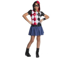 Harley quinn -  costume de harley quinn (enfant) -  super hero girls