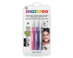 Snazaroo -  3 crayons à maquillage - ensemble fantastique -  maquillage à l'eau