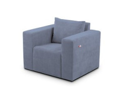 Teodor armchair (azure blue)
