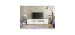 Lorenzo2 79"L TV cabinet (white varnish)