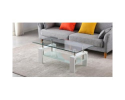 Coffee Table S-422 (glass/chrome legs)
