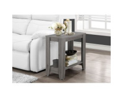 I-3118 Side table with shelf (grey)