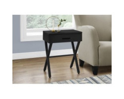 I-3605 Side table with drawer (black)