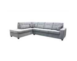 Edge-2060 Sectional Sofa (Sodalite Safari)