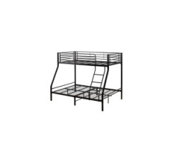 S-3018 Metal Bunk Bed (Black)