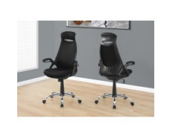 I-7268 High Back Office Chair (Black Mesh/Chrome)