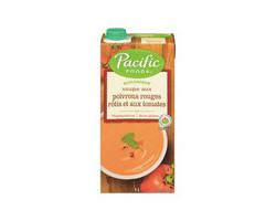 Pacific Foods Soupe aux poivrons rouges rôtis et aux tomates bio...