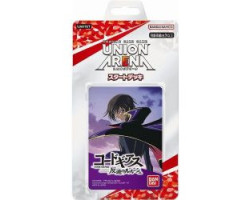 Union arena -  starter deck (japonais) st01 -  code geass : lelouch of rebellion