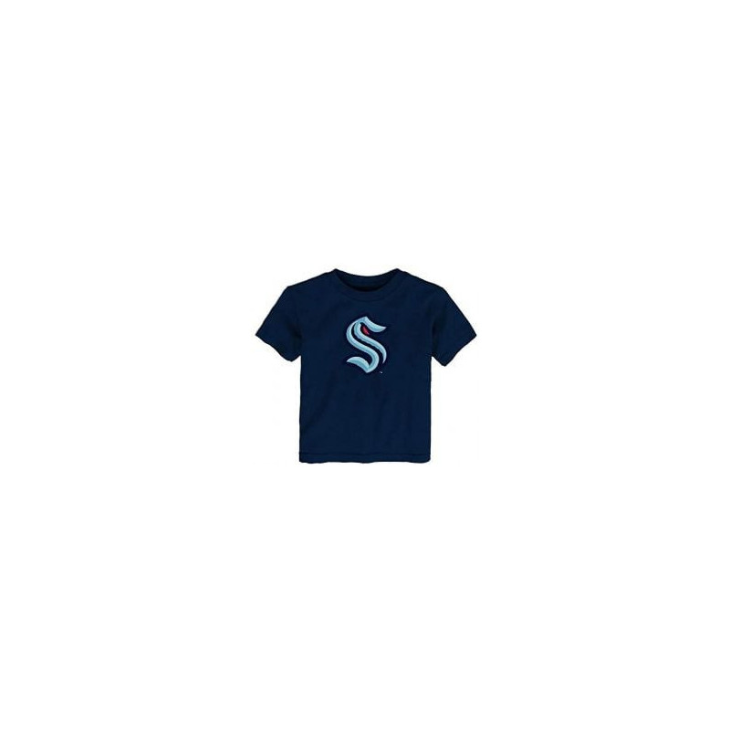 Kraken de seattle -  t-shirt du logo - bleu marin