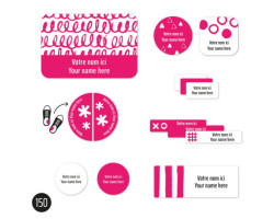 Essential Labels - Pink...