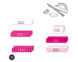 Essential Labels - Pink School