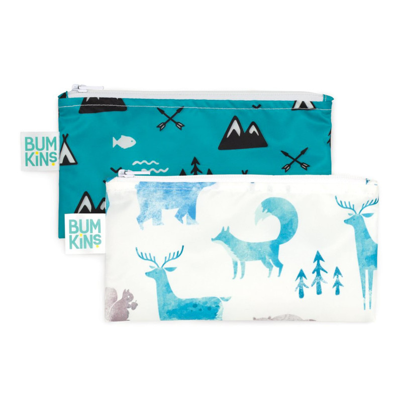 Snack Bag Small Pack of 2 - Mountains