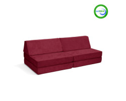 Complete Modular Sofa - Cranberry Rain