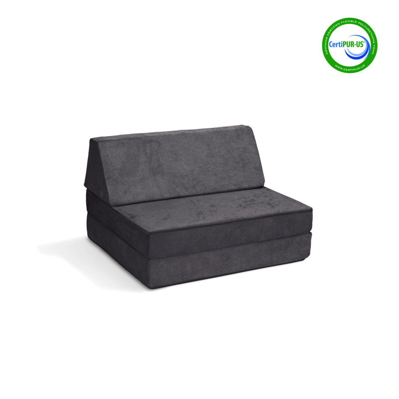 Half Modular Sofa - Charcoal Chill