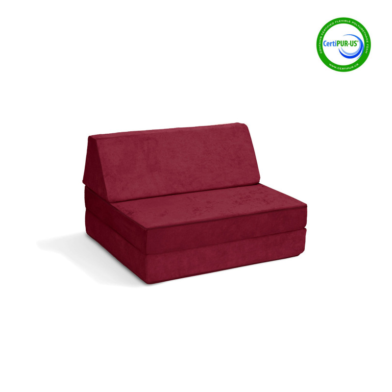 Half Modular Sofa - Cranberry Rain