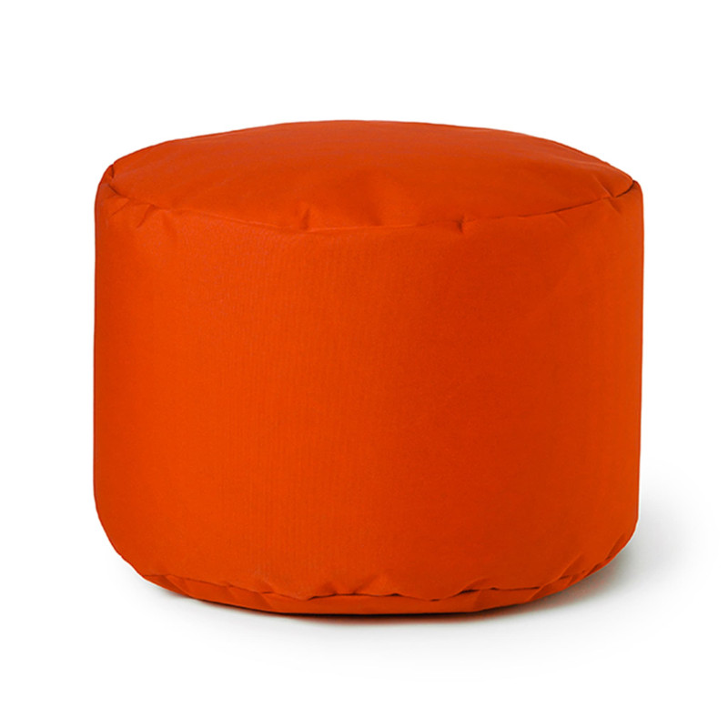 Pouf Footstool - Tangerine