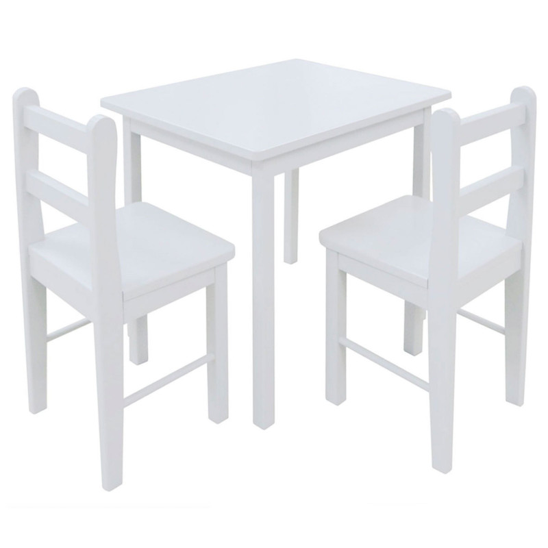 Table & Chairs - White