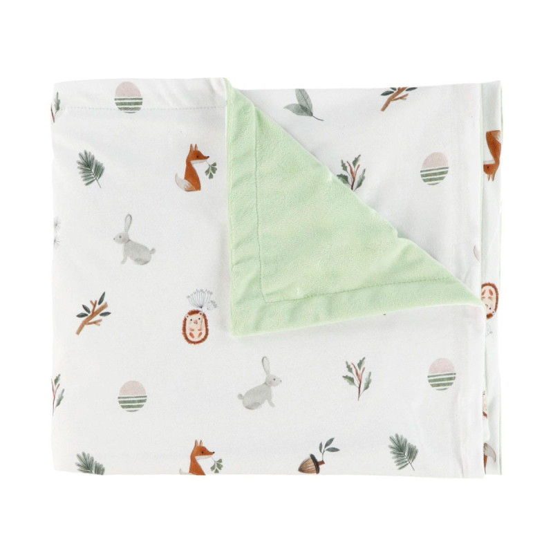 Origami Maison Couverture Chamois Jersey - Forêt