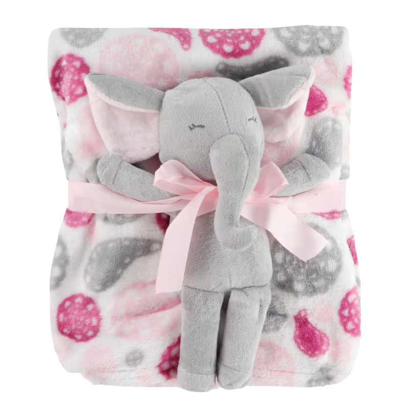Elephant Blanket And Plush
