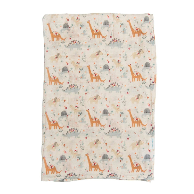 Bamboo Muslin Blanket - Baby Dinomite