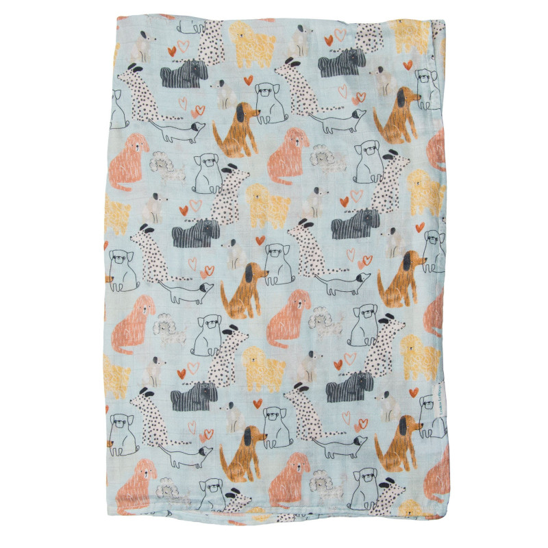 Bamboo Muslin Blanket - Dogs