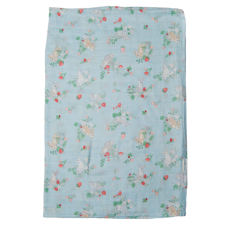 Bamboo Muslin Blanket - Rabbits