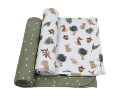 Blankets (2) Cotton - Forest