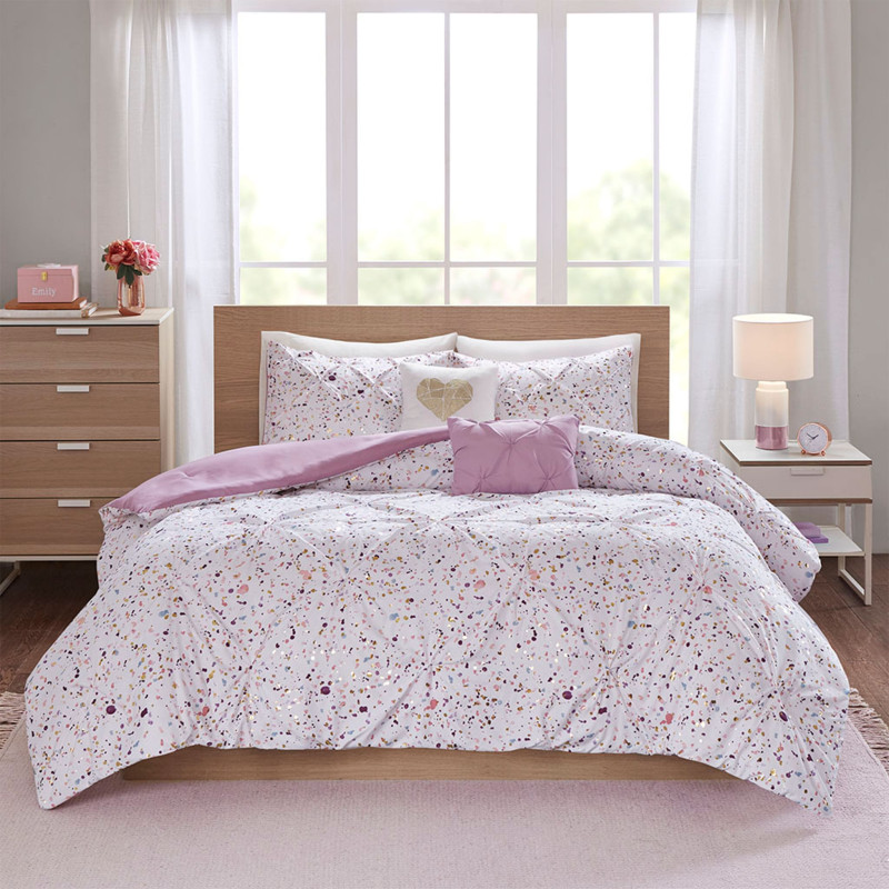 5 Piece Double Bed Comforter - Abby