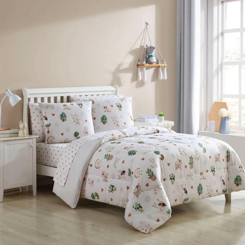 Comforter Single Bed - Cats