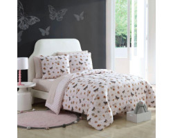 Comforter Single Bed - Butterfly Flowers