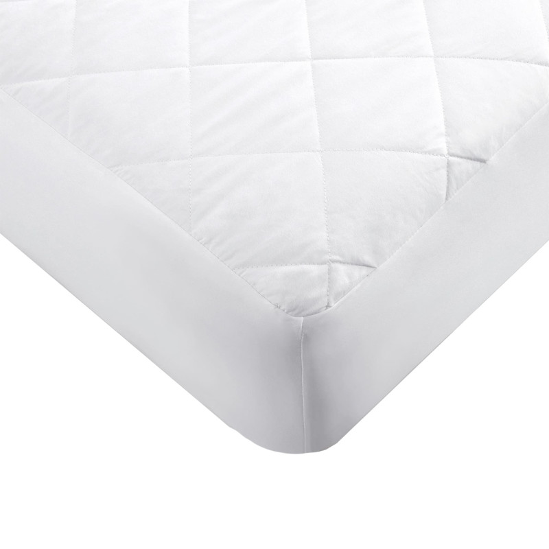 Clément - Équipement Protège-Matelas Coussiné Double + 2 Protège-Oreillers