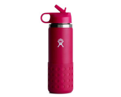 Hydro Flask Bouteille 20oz Wide Mouth Hydro Flask - Rouge