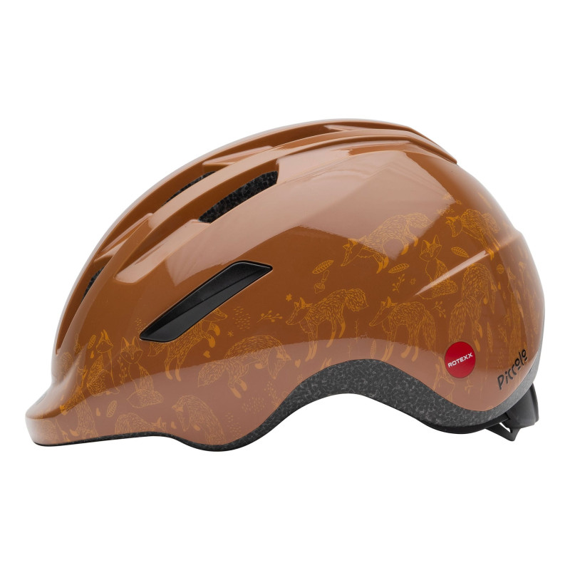 Bicycle Helmet 46 to 51cm - Orange Fox