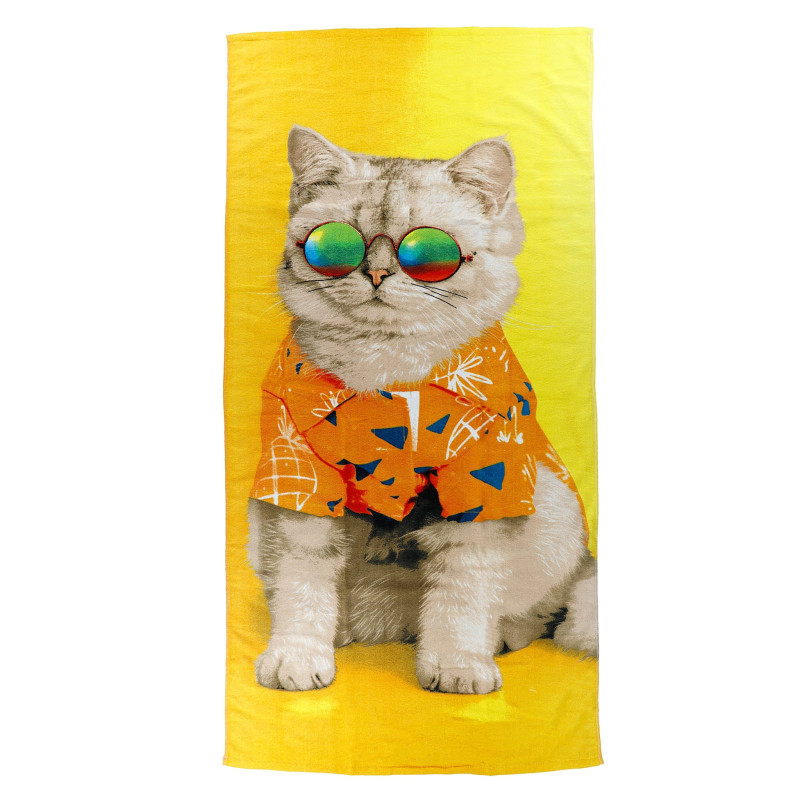 Beach Towel - Cool Cat