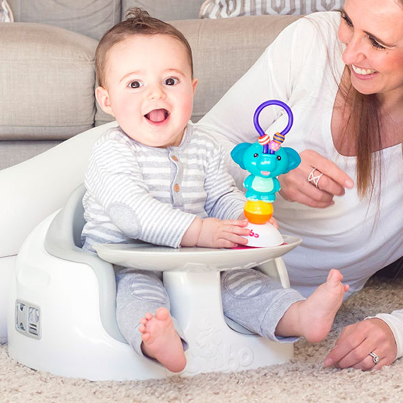 Multi Bumbo Portable Booster Table Seat - Cool Gray