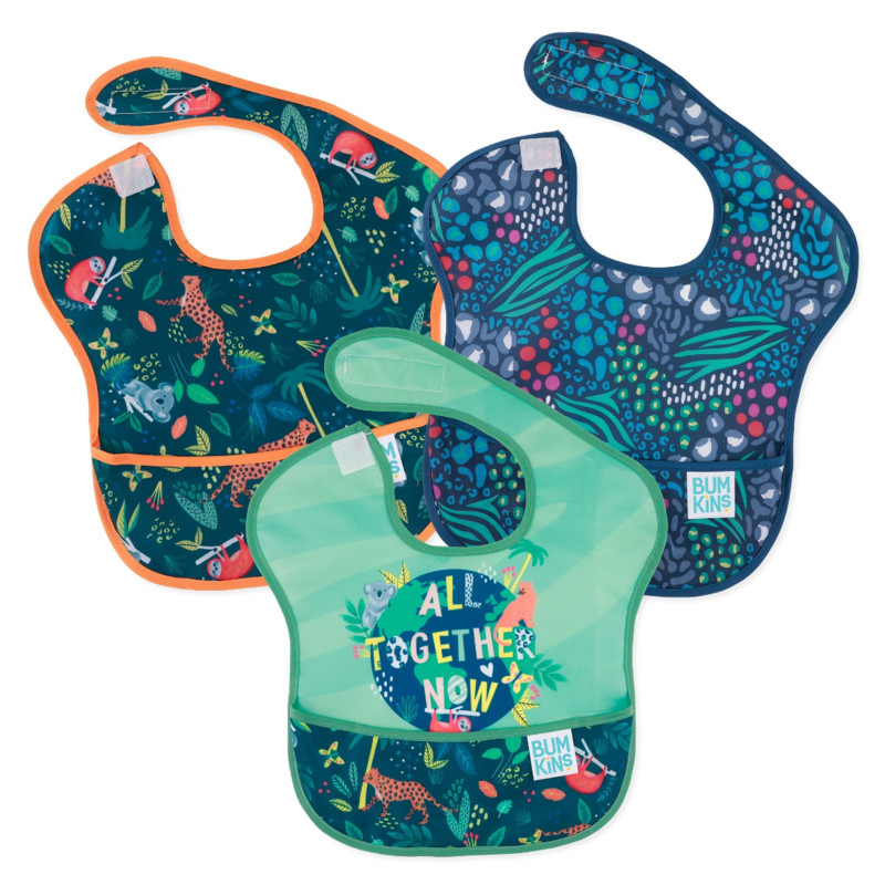 Bib 6-24 months Pack of 3 - Jungle