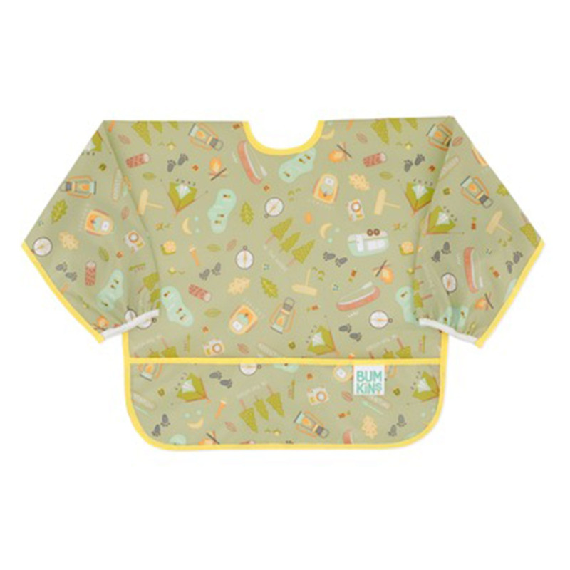 Long Sleeve Bib 6-24 months - Camping