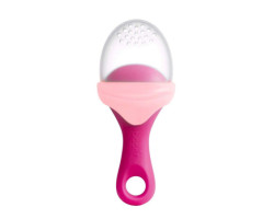 Boon Tétine Alimentaire en Silicone Pulp - Rose